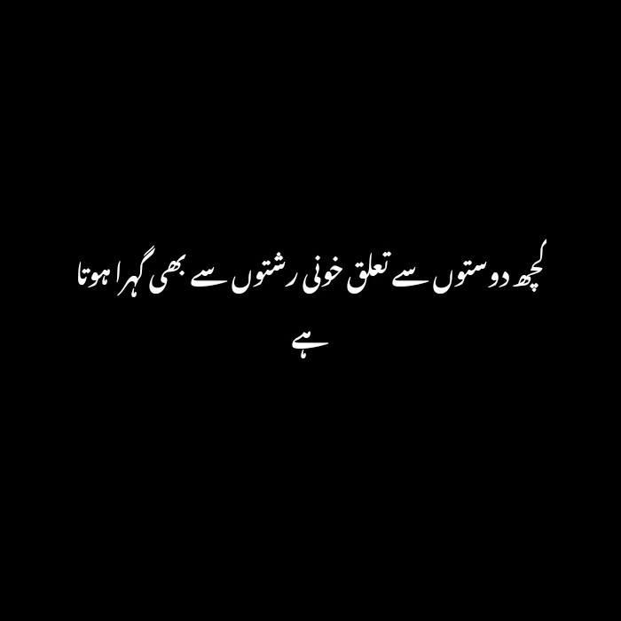 friendship poetry in urdu two lines