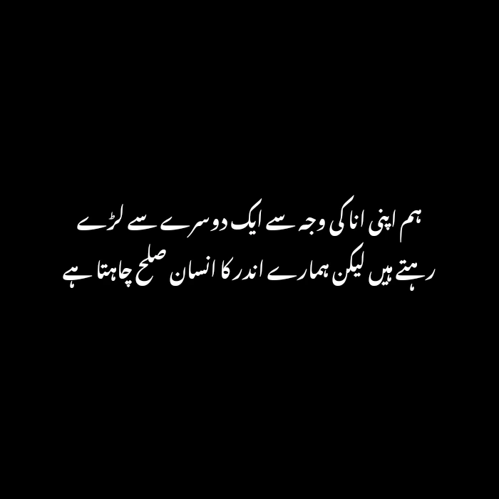 Friendship poetry in Urdu two lines