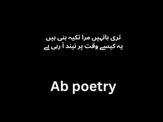 Urdu Poetry Text with Pics