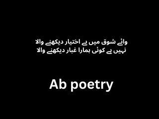 Urdu Poetry Text with Pics