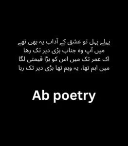 4 Lines Poetry in Urdu