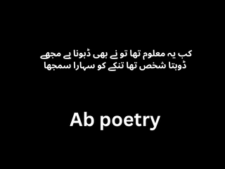 Urdu Poetry Text with Pics